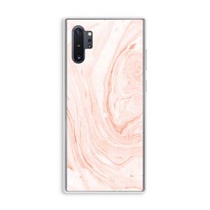 CaseCompany Peach bath: Samsung Galaxy Note 10 Plus Transparant Hoesje