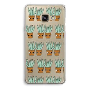 CaseCompany Sansevieria: Samsung A3 (2017) Transparant Hoesje