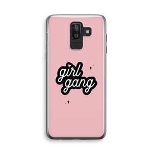 CaseCompany Girl Gang: Samsung Galaxy J8 (2018) Transparant Hoesje