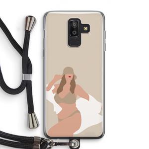 CaseCompany One of a kind: Samsung Galaxy J8 (2018) Transparant Hoesje met koord