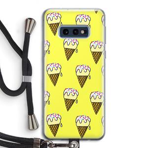 CaseCompany Isjes: Samsung Galaxy S10e Transparant Hoesje met koord