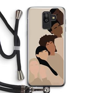 CaseCompany Sweet creatures: Samsung Galaxy J8 (2018) Transparant Hoesje met koord