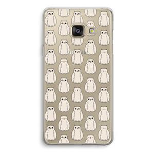 CaseCompany Uilen: Samsung A3 (2017) Transparant Hoesje