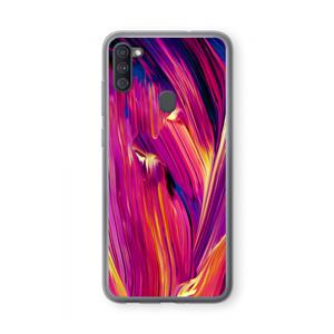 CaseCompany Phoenix: Samsung Galaxy A11 Transparant Hoesje