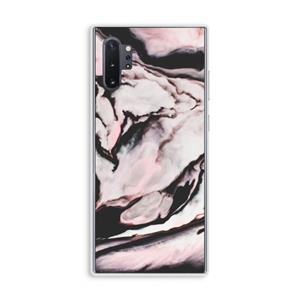 CaseCompany Roze stroom: Samsung Galaxy Note 10 Plus Transparant Hoesje
