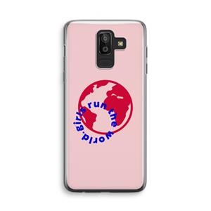 CaseCompany Run The World: Samsung Galaxy J8 (2018) Transparant Hoesje