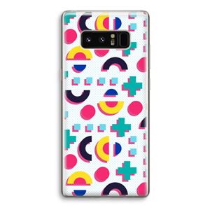 CaseCompany 8-bit N°2: Samsung Galaxy Note 8 Transparant Hoesje