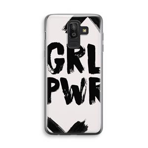 CaseCompany Girl Power #2: Samsung Galaxy J8 (2018) Transparant Hoesje