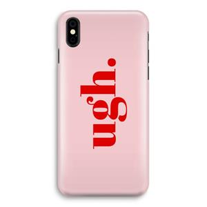 CaseCompany Ugh: iPhone X Volledig Geprint Hoesje