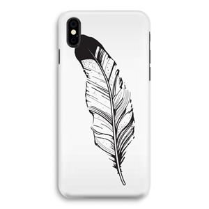 CaseCompany Pluim: iPhone Xs Volledig Geprint Hoesje