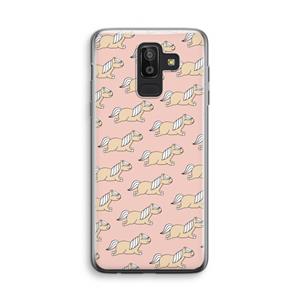 CaseCompany Ponys: Samsung Galaxy J8 (2018) Transparant Hoesje