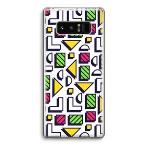 CaseCompany 8-bit N°4: Samsung Galaxy Note 8 Transparant Hoesje