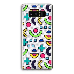 CaseCompany 8-bit N°6: Samsung Galaxy Note 8 Transparant Hoesje