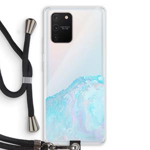 CaseCompany Fantasie pastel: Samsung Galaxy S10 Lite Transparant Hoesje met koord