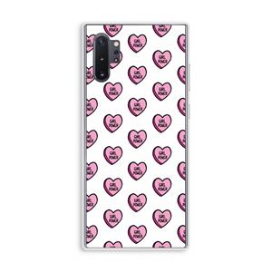 CaseCompany GIRL POWER: Samsung Galaxy Note 10 Plus Transparant Hoesje