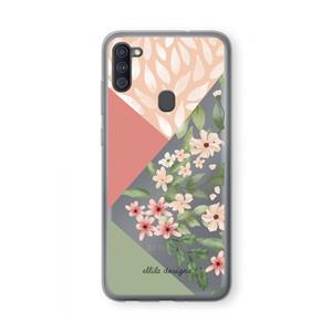 CaseCompany Sweet heaven geometrics: Samsung Galaxy A11 Transparant Hoesje