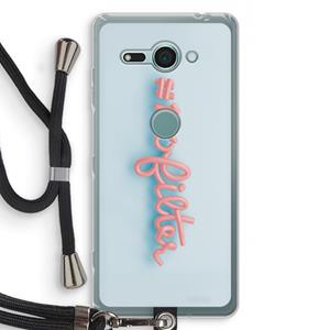 CaseCompany nofilter: Sony Xperia XZ2 Compact Transparant Hoesje met koord