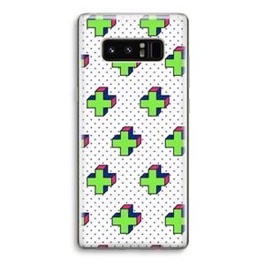 CaseCompany 8-bit N°10: Samsung Galaxy Note 8 Transparant Hoesje