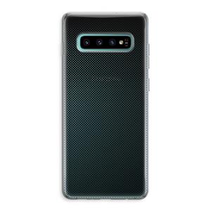 CaseCompany Musketon Halftone: Samsung Galaxy S10 Plus Transparant Hoesje