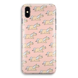 CaseCompany Ponys: iPhone X Volledig Geprint Hoesje