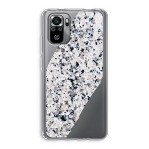 CaseCompany Gespikkelde marmer: Xiaomi Redmi Note 10S Transparant Hoesje