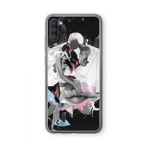 CaseCompany Camouflage de sommeil: Samsung Galaxy A11 Transparant Hoesje