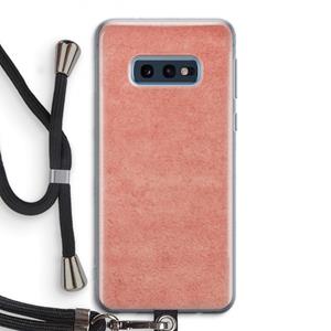 CaseCompany Marrakech Walls: Samsung Galaxy S10e Transparant Hoesje met koord