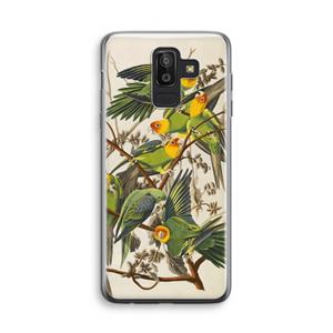 CaseCompany Carolinaparkiet: Samsung Galaxy J8 (2018) Transparant Hoesje