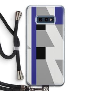CaseCompany Gestalte 2: Samsung Galaxy S10e Transparant Hoesje met koord