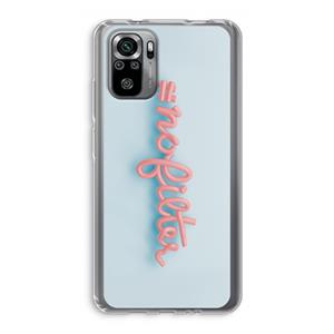 CaseCompany nofilter: Xiaomi Redmi Note 10S Transparant Hoesje