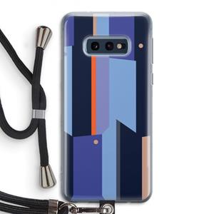 CaseCompany Gestalte 3: Samsung Galaxy S10e Transparant Hoesje met koord