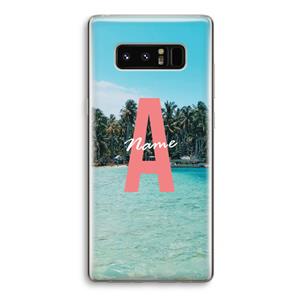 CaseCompany Pacific Dream: Samsung Galaxy Note 8 Transparant Hoesje