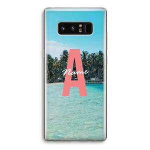 CaseCompany Pacific Dream: Samsung Galaxy Note 8 Transparant Hoesje