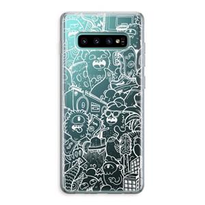 CaseCompany Vexx City #2: Samsung Galaxy S10 Plus Transparant Hoesje