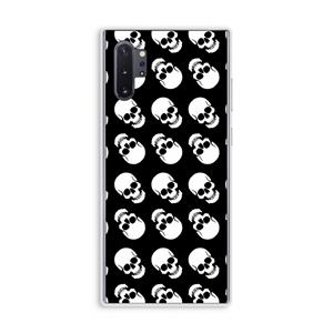 CaseCompany Musketon Skulls: Samsung Galaxy Note 10 Plus Transparant Hoesje