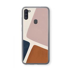 CaseCompany Geo #2: Samsung Galaxy A11 Transparant Hoesje