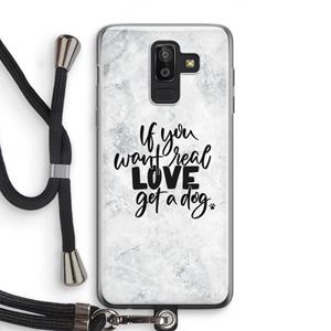 CaseCompany Partner in crime: Samsung Galaxy J8 (2018) Transparant Hoesje met koord