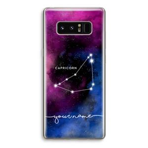 CaseCompany Sterrenbeeld - Donker: Samsung Galaxy Note 8 Transparant Hoesje
