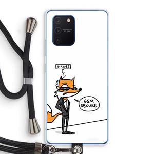 CaseCompany GSM secure: Samsung Galaxy Note 10 Lite Transparant Hoesje met koord