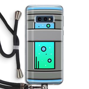 CaseCompany Chug Bottle: Samsung Galaxy S10e Transparant Hoesje met koord