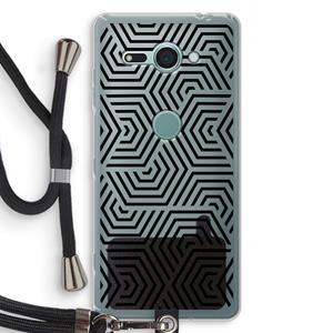 CaseCompany Magic pattern: Sony Xperia XZ2 Compact Transparant Hoesje met koord