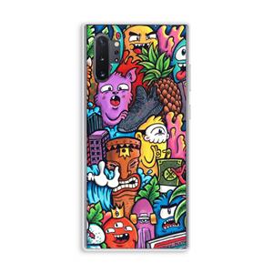 CaseCompany Vexx Mixtape: Samsung Galaxy Note 10 Plus Transparant Hoesje