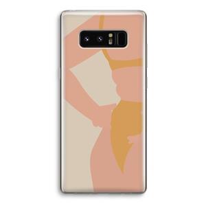 CaseCompany Bikini body: Samsung Galaxy Note 8 Transparant Hoesje