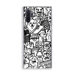 CaseCompany Vexx Mixtape #2: Samsung Galaxy Note 10 Plus Transparant Hoesje