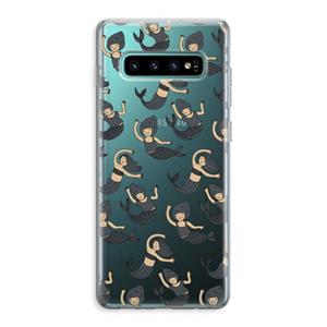 CaseCompany Zeemeermin: Samsung Galaxy S10 Plus Transparant Hoesje