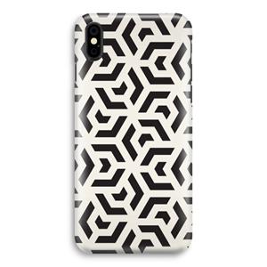 CaseCompany Crazy pattern: iPhone Xs Volledig Geprint Hoesje