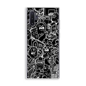 CaseCompany Vexx Black City : Samsung Galaxy Note 10 Plus Transparant Hoesje