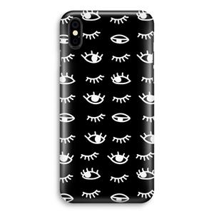 CaseCompany Eye pattern #3: iPhone X Volledig Geprint Hoesje