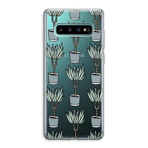 CaseCompany Boompje: Samsung Galaxy S10 Plus Transparant Hoesje