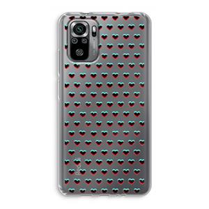 CaseCompany Hartjes: Xiaomi Redmi Note 10S Transparant Hoesje